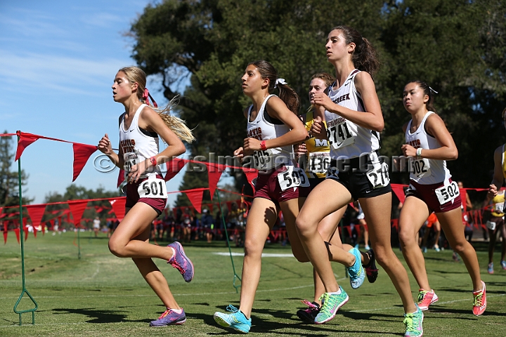 2013SIXCHS-105.JPG - 2013 Stanford Cross Country Invitational, September 28, Stanford Golf Course, Stanford, California.